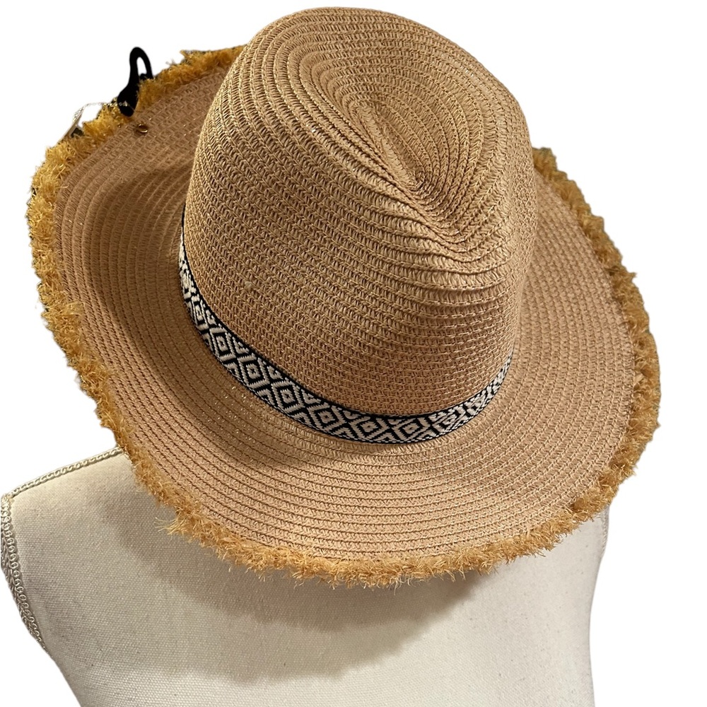 Straw Aztek Paper Hat 🆕